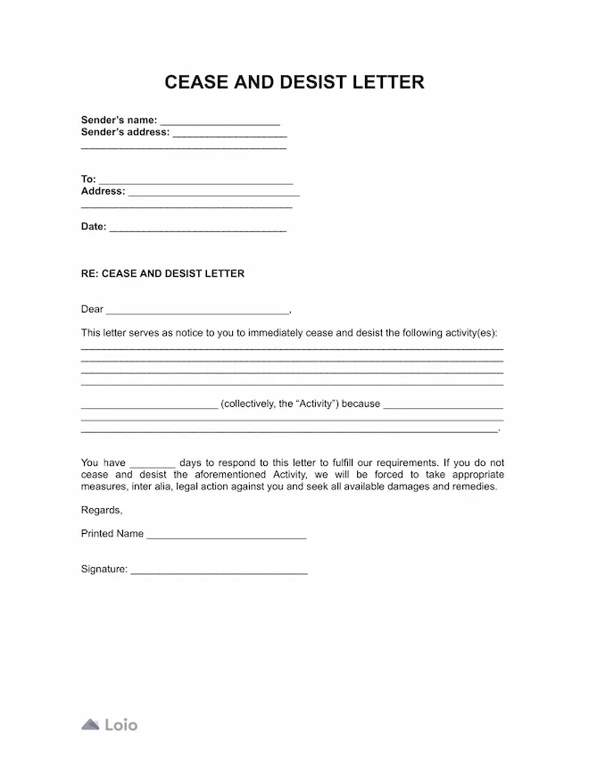 Free template pdf lawrina