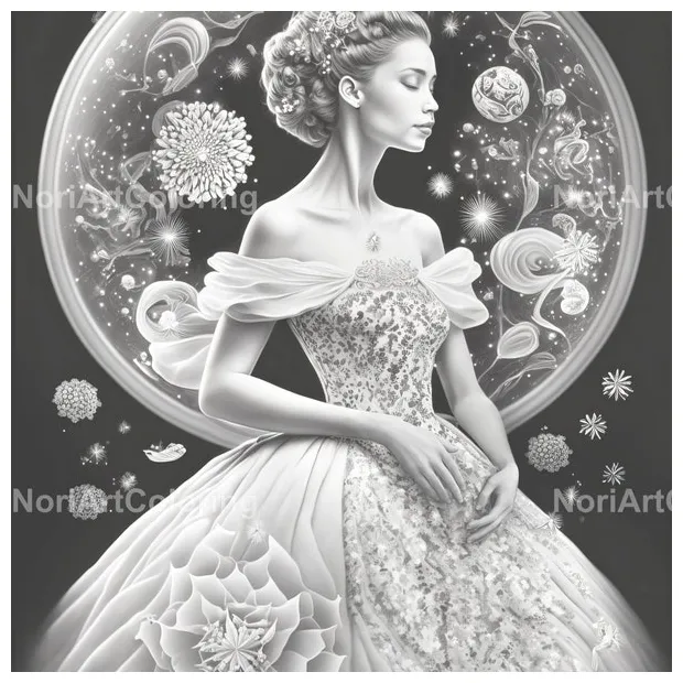 Celestial coloring page etsy