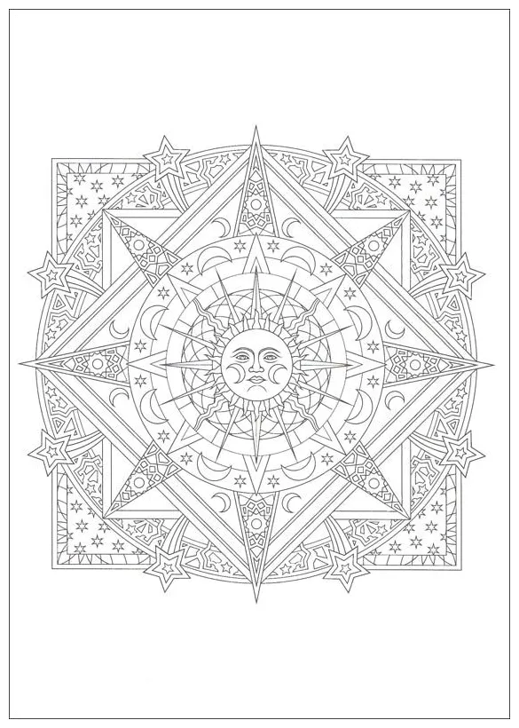 Pin di holly lynn su coloring- celestial disegni