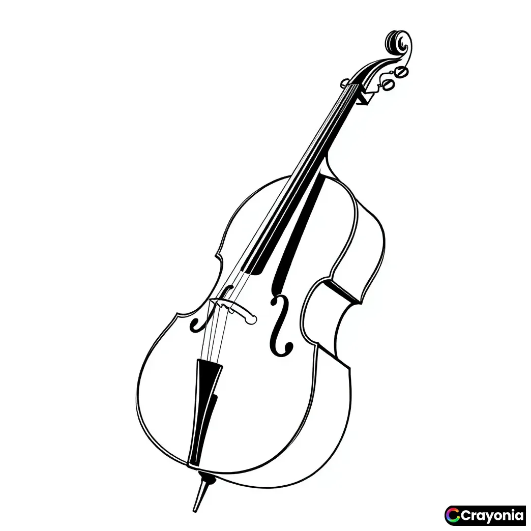 Cello Coloring Pages - Free Online Coloring Pages