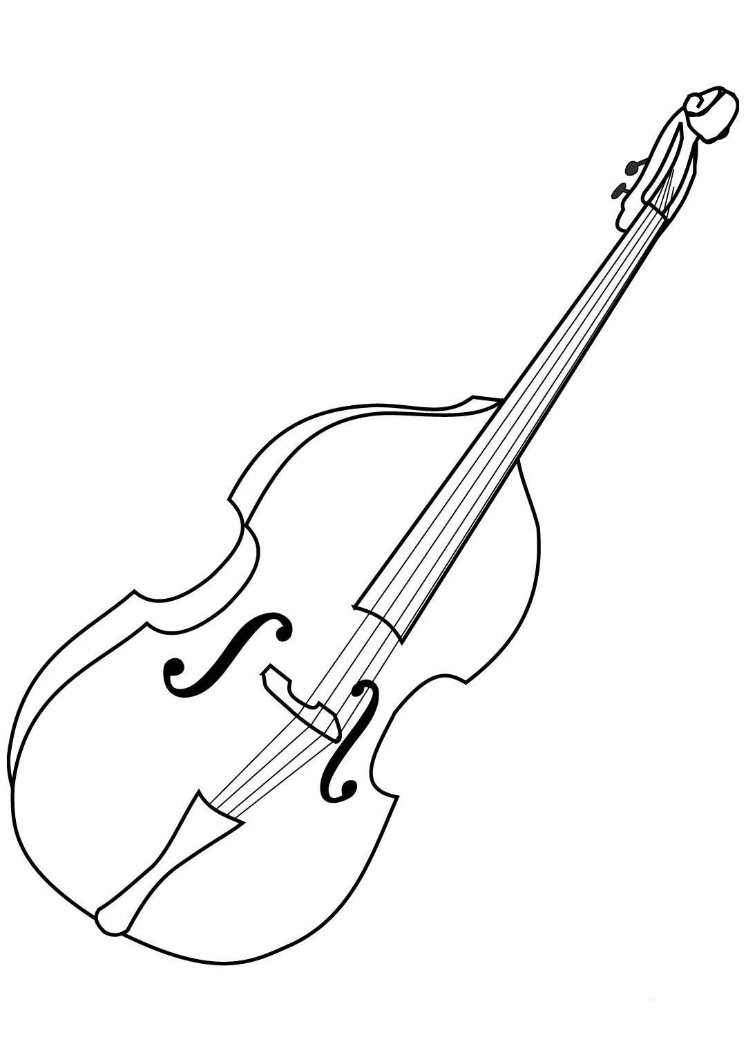 Cello coloring page - ColouringPages