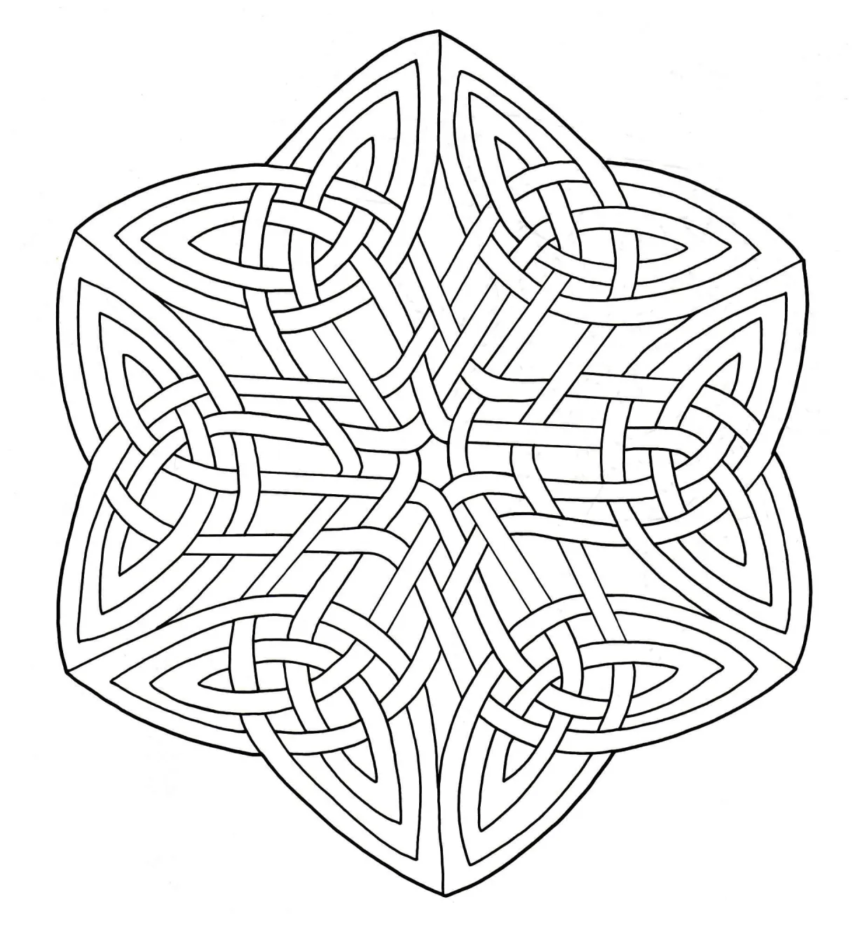 Celtic Cross Coloring Pages