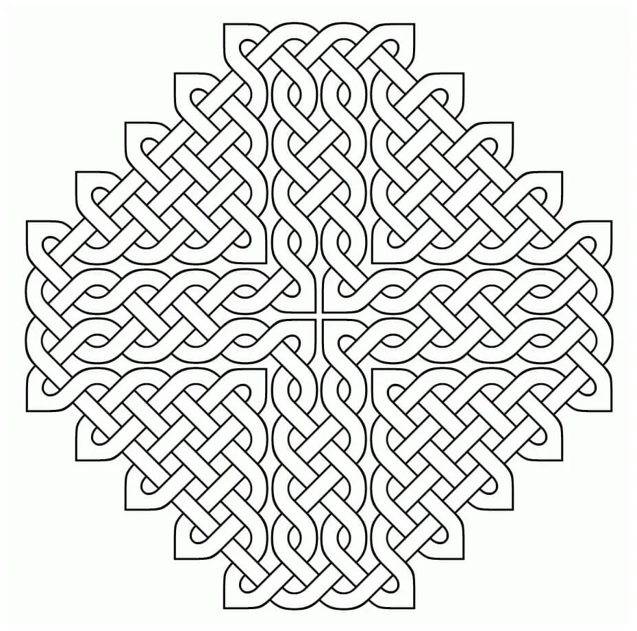 Complex download, print or color online for