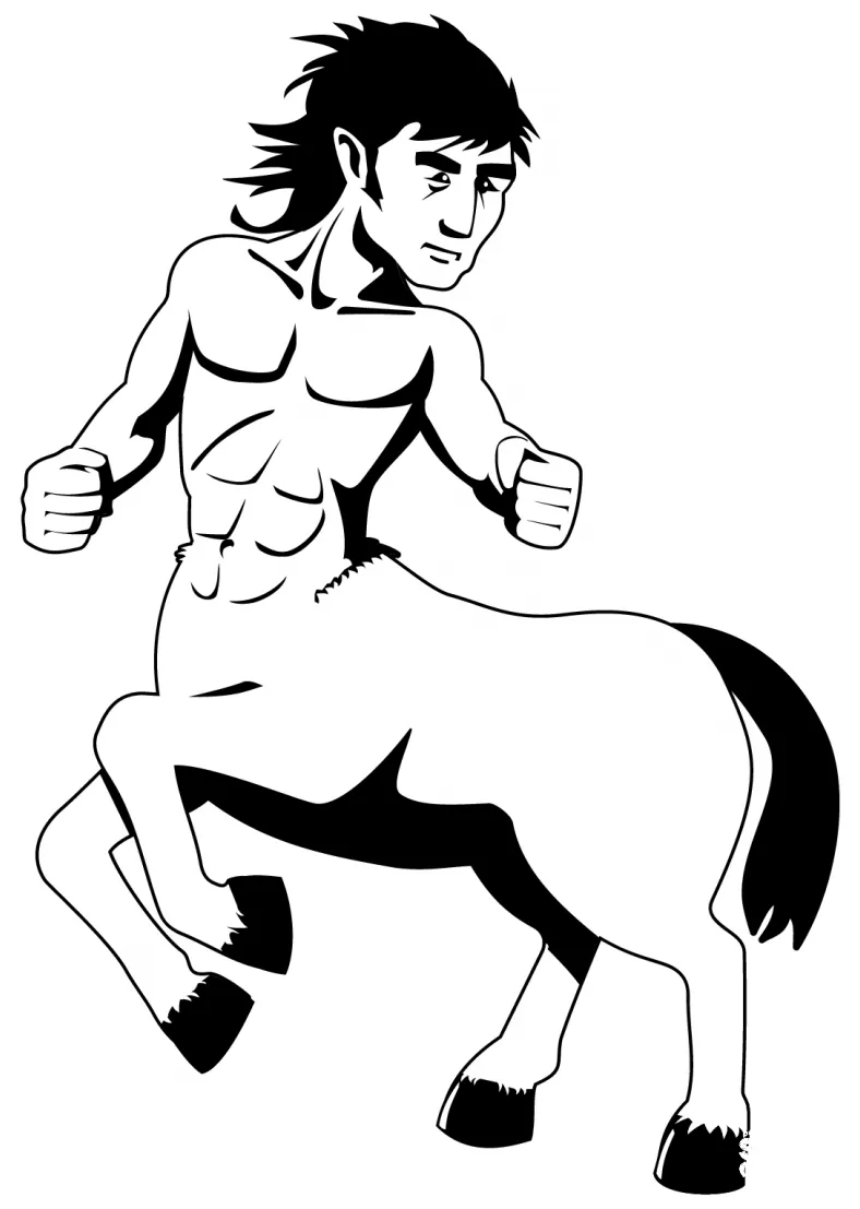 Centaur coloring page colouringpages