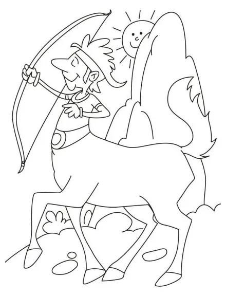 Centaur coloring pages at getcolorings free printable colorings