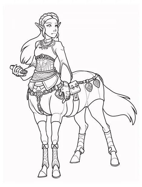Centaur coloring pages