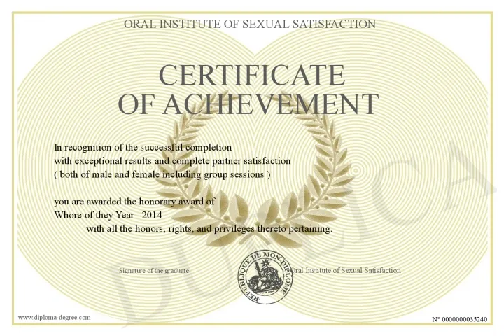 Certificate-of-achievement