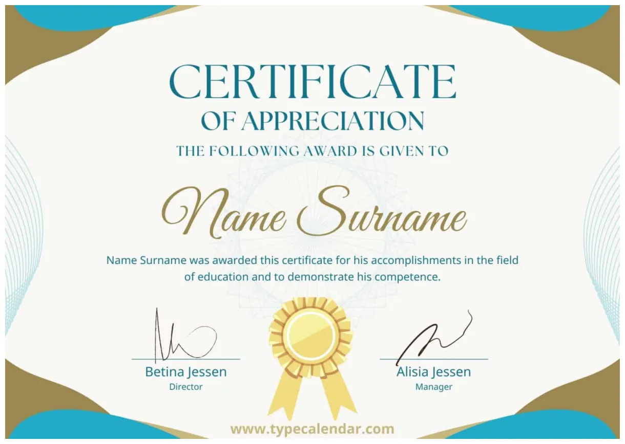 Free printable template [pdf, word]