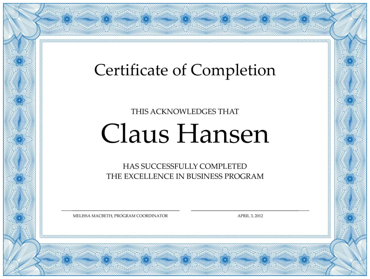 Free printable templates [word, pdf]