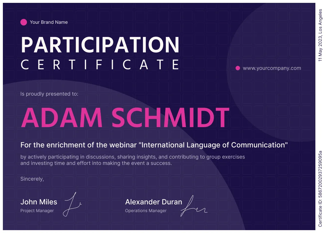 Professional and stylish template