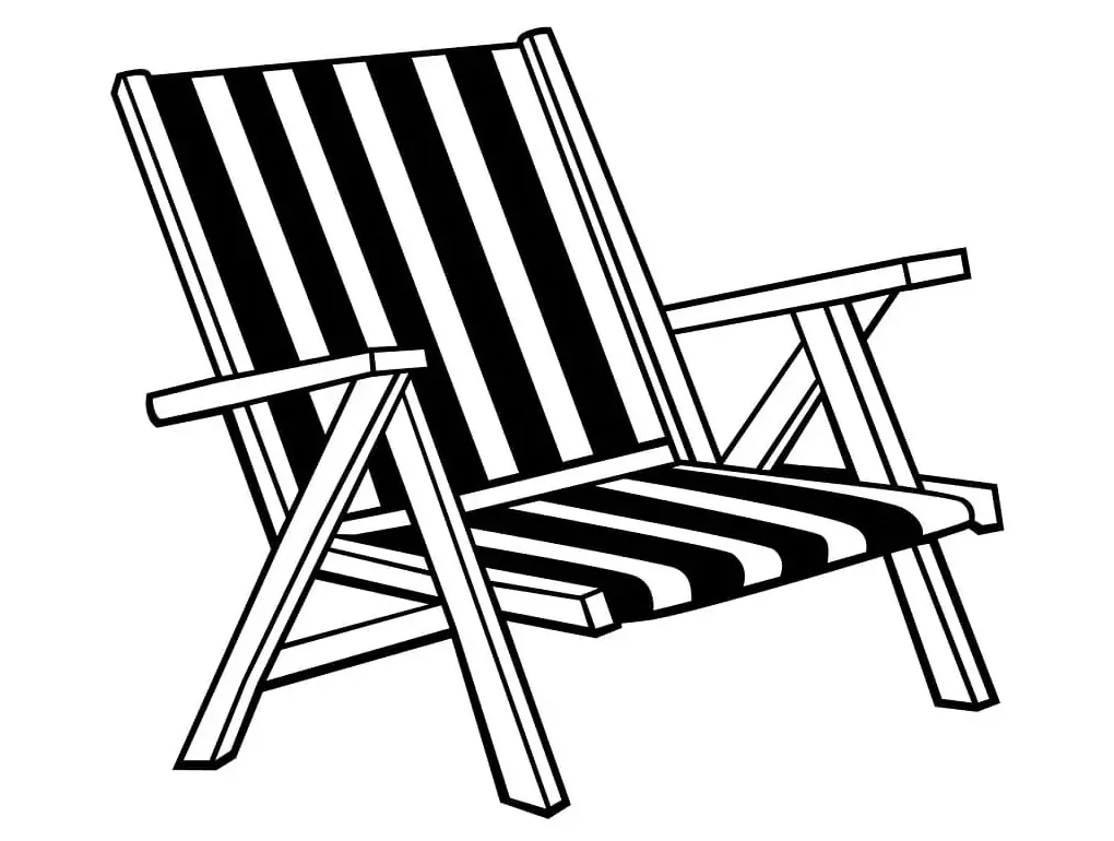 Chair Coloring Page
