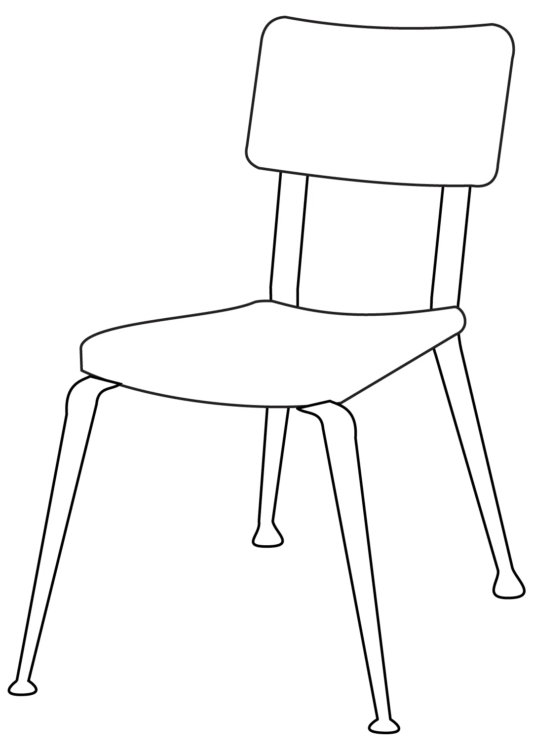Chair coloring page - ColouringPages