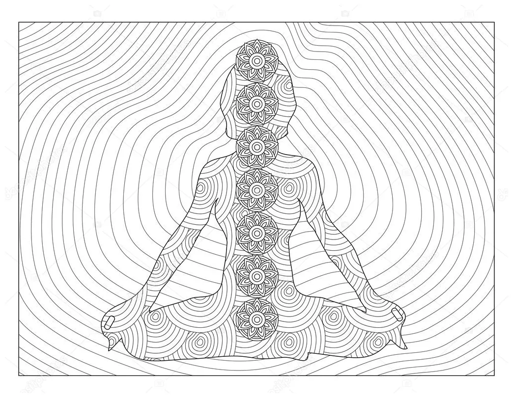 Chakra symbols coloring pages coloring pages