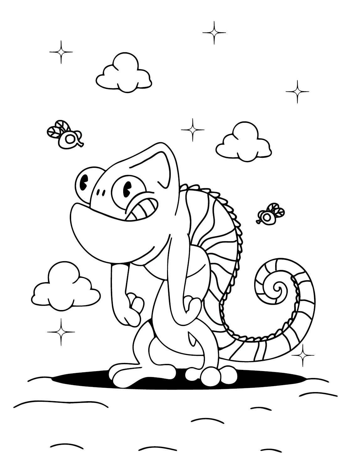 20+ chameleon coloring pages free printable pdf & online coloring