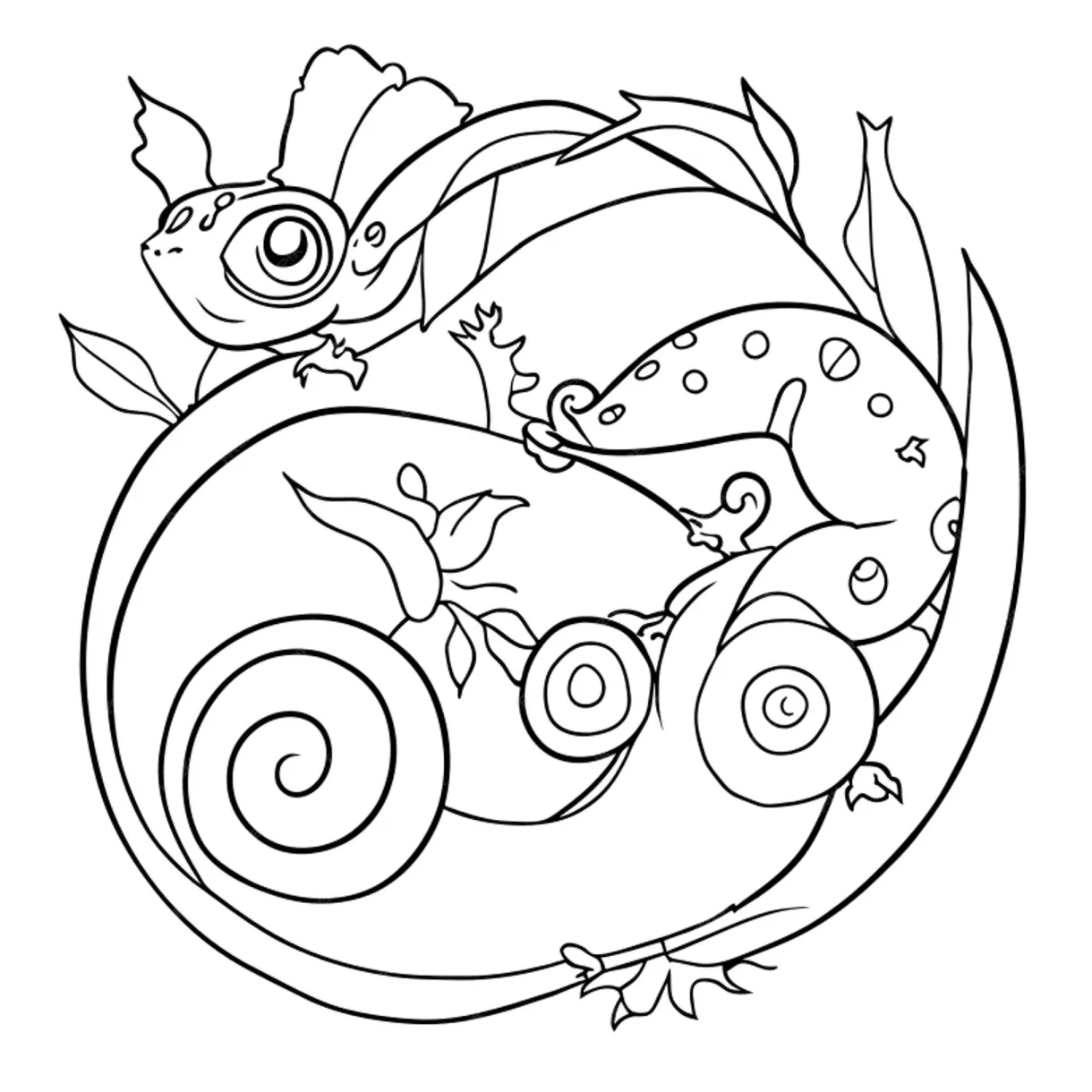 Chameleond and lizards coloring pages coloring page opens a new tab the printable coloring page