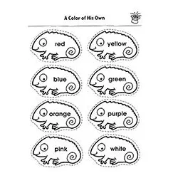 The coiled smiling chameleon coloring page coloring pages, chameleon