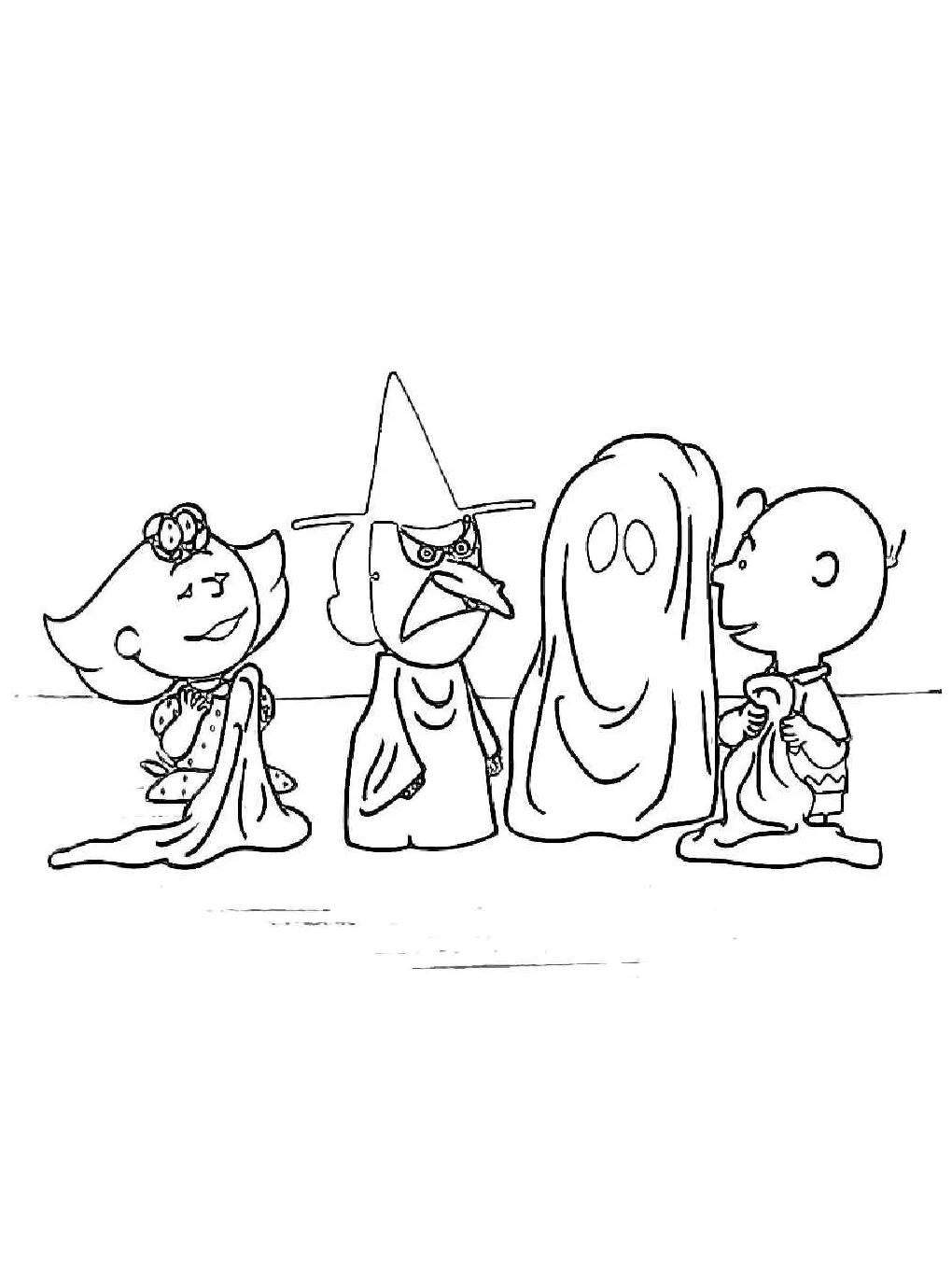 Charlie brown 12 coloring page