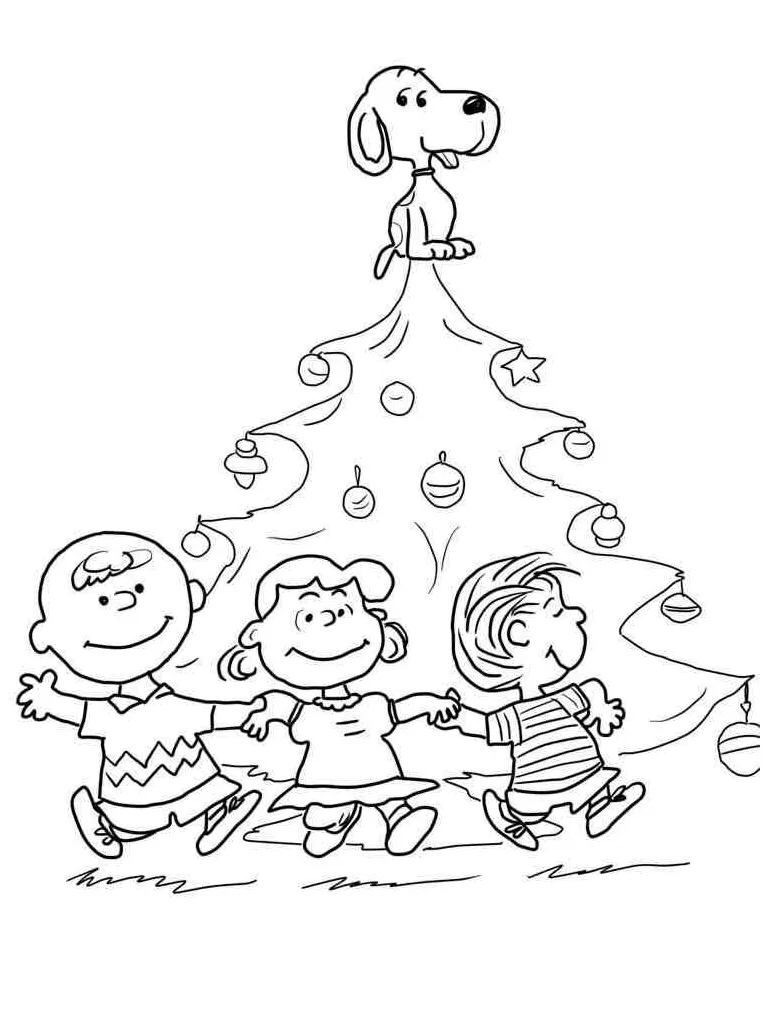 Charlie brown 5 coloring page