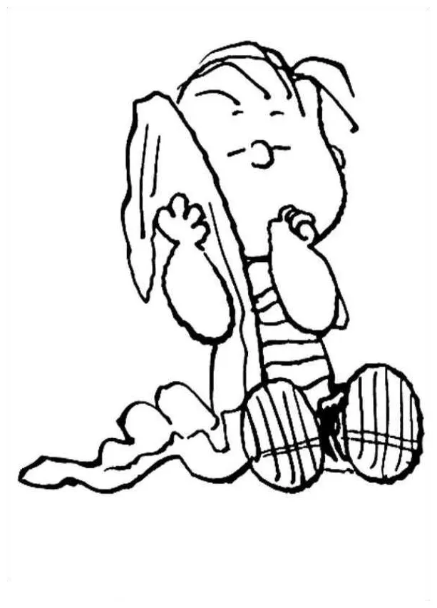 Charlie brown coloring page drawing 4