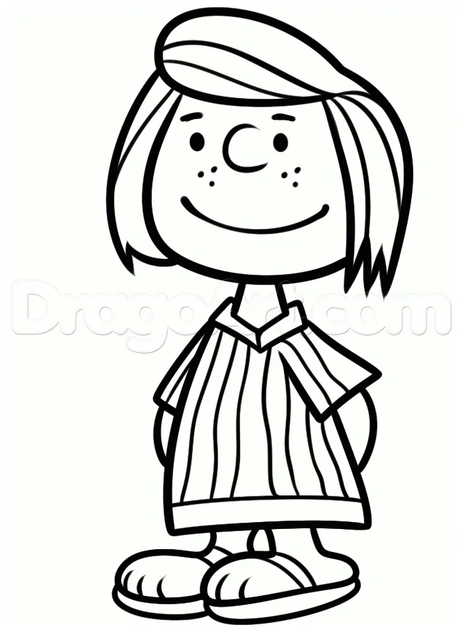 Charlie brown characters coloring pages coloring home