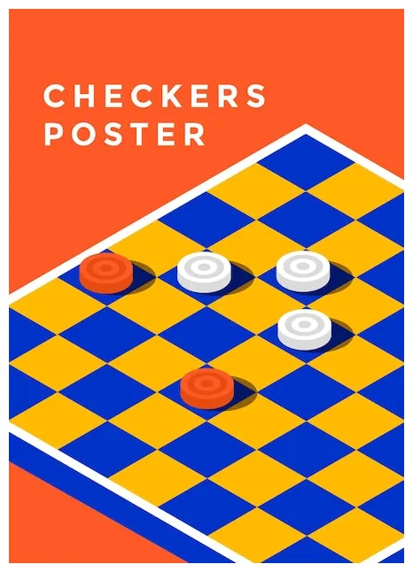 Game checkers vectors & illustrations for