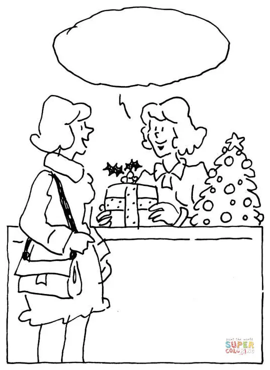 At the counter coloring page free printable coloring pages