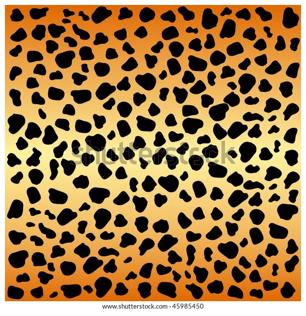 Animal cheetah spots pattern stock illustration 45985450