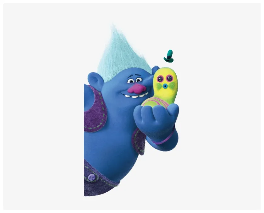 Biggie trolls mr dinkles png transparent png 306x578 free