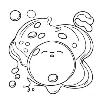 Exciting chemical reactions coloring page coloring-pages