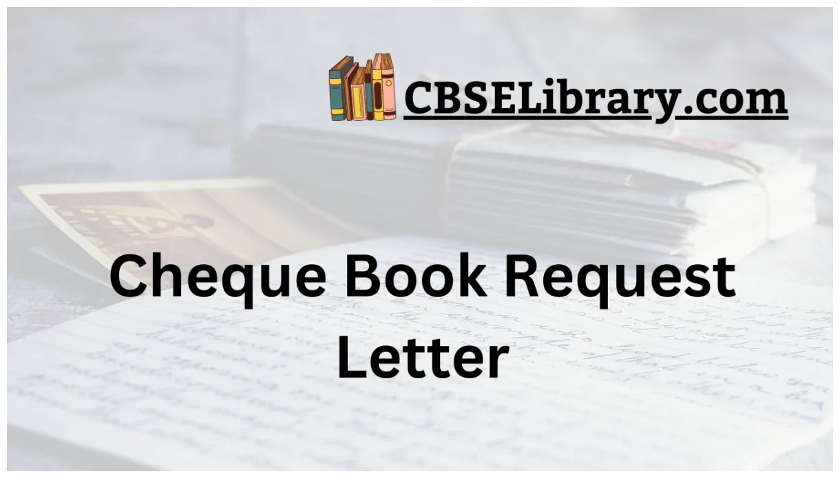 Format, sample and how to write cheque