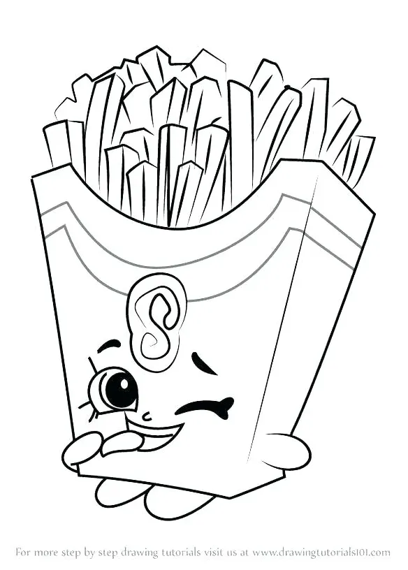 Cherry pie coloring sheet