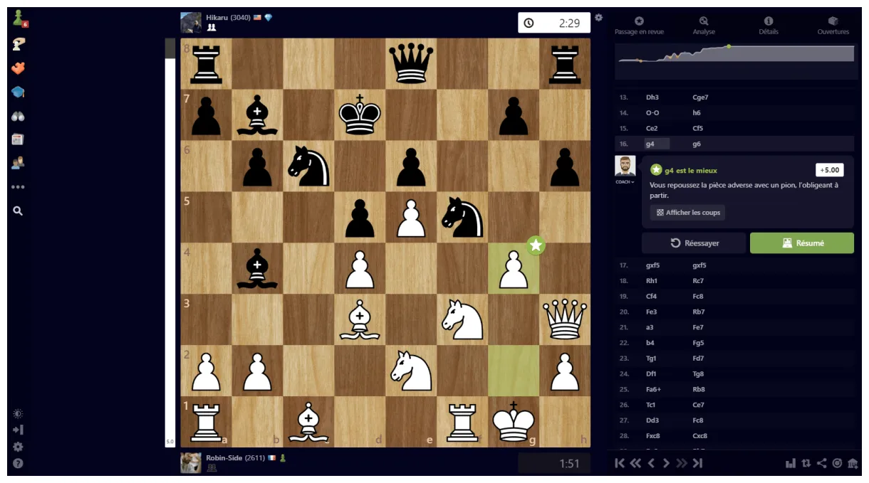 Le guide complet des fonctionnalités et outils de chess chess
