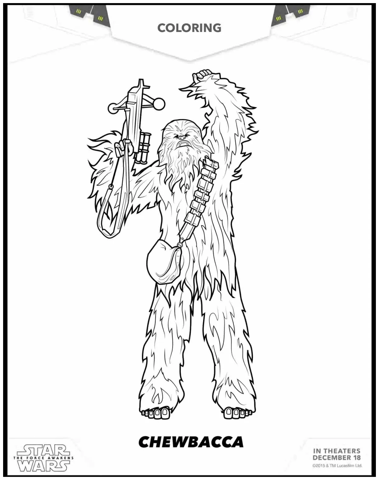 Chewbacca Coloring Pages at GetColorings.com | Free printable colorings