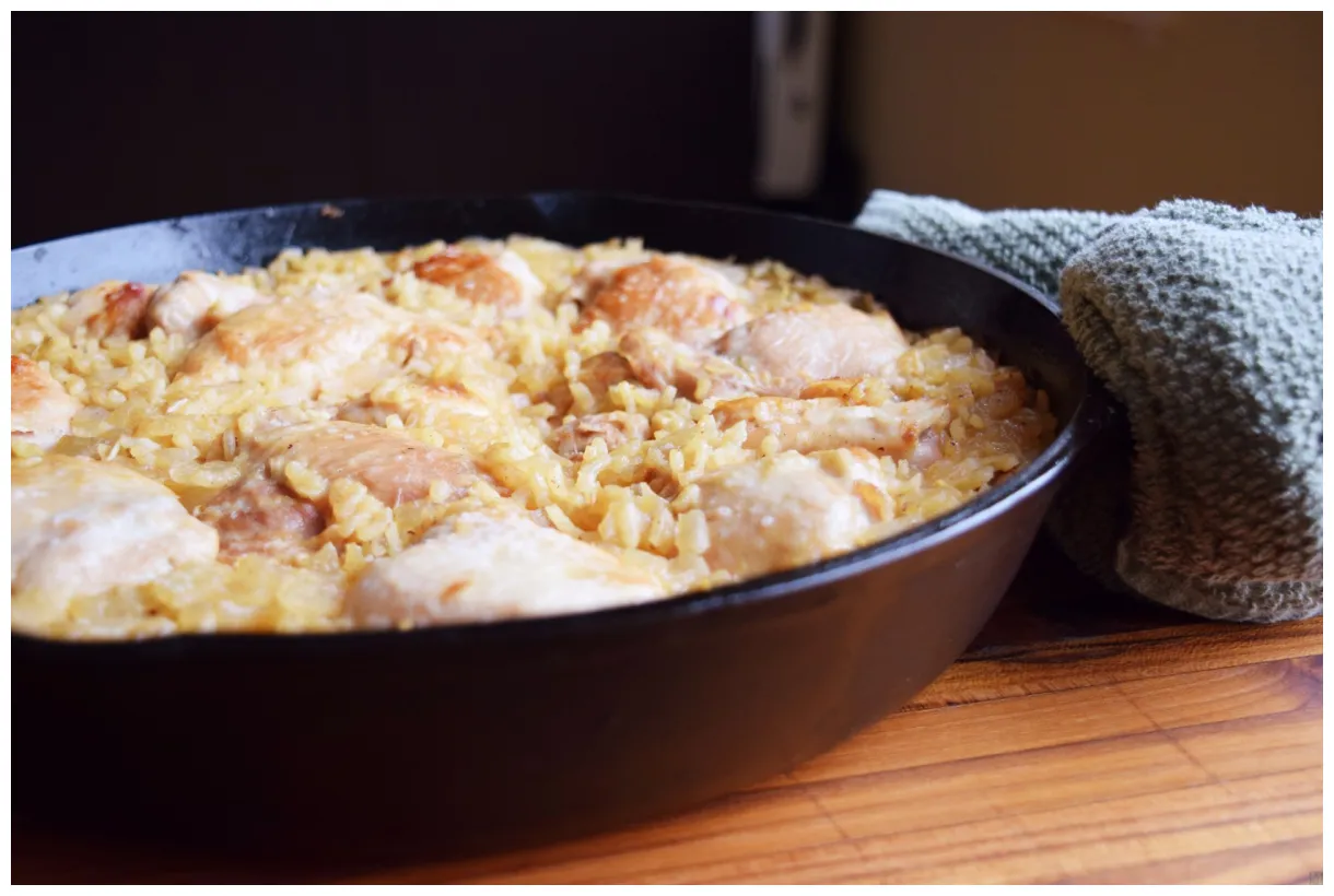 Versatile and easy chicken and rice make it like a man!