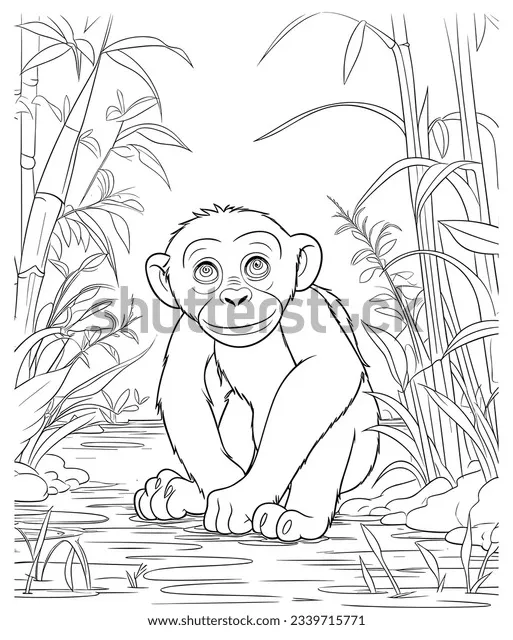 961 chimpanzee coloring pages royalty-free s and stock s