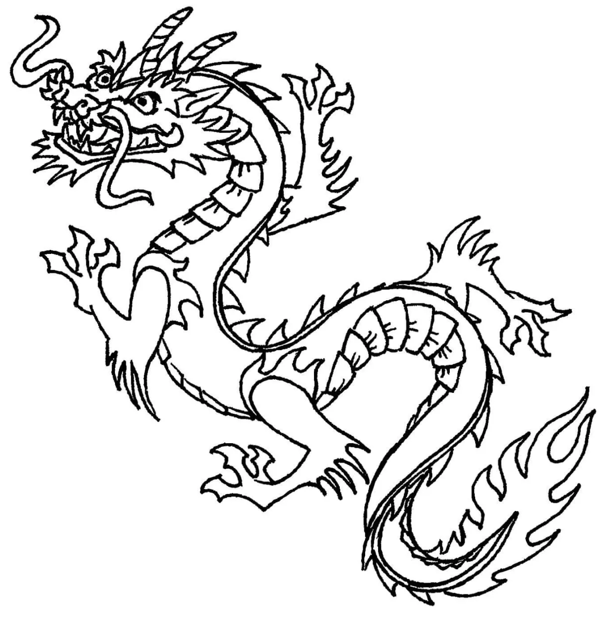 Normal chinese dragon