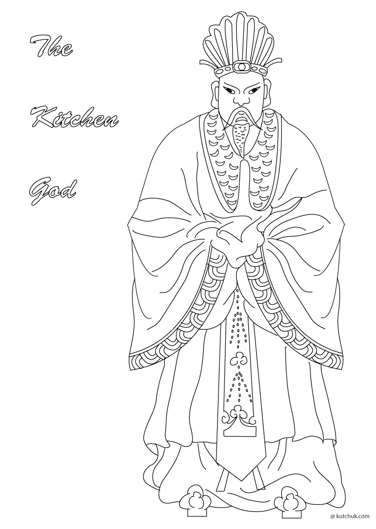 Old chinese emperor coloring sheets coloring pages