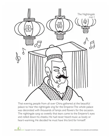 Old chinese emperor coloring sheets coloring pages