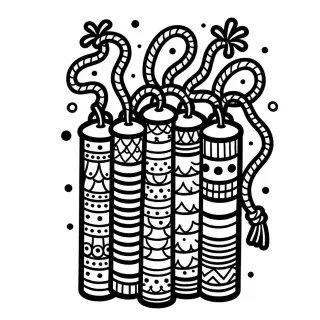 Dragon dance in chinese new year festival coloring page coloring for