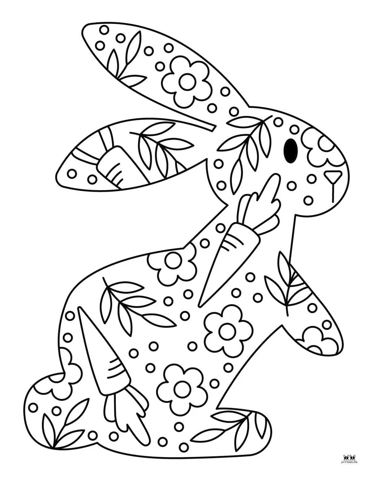 Bunny coloring pages 28 free pages printabulls