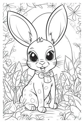 Bunny coloring s, s and s for