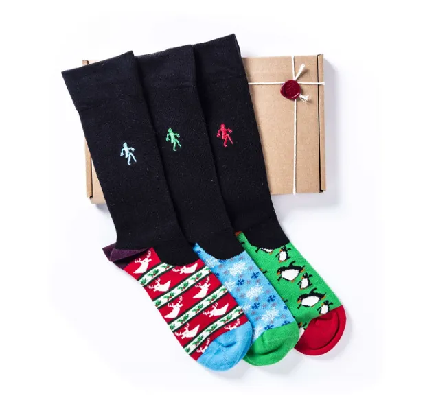 Quiet rebellion launch festive sock designs for christmas axios