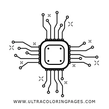 Circuit Coloring Page - Ultra Coloring Pages
