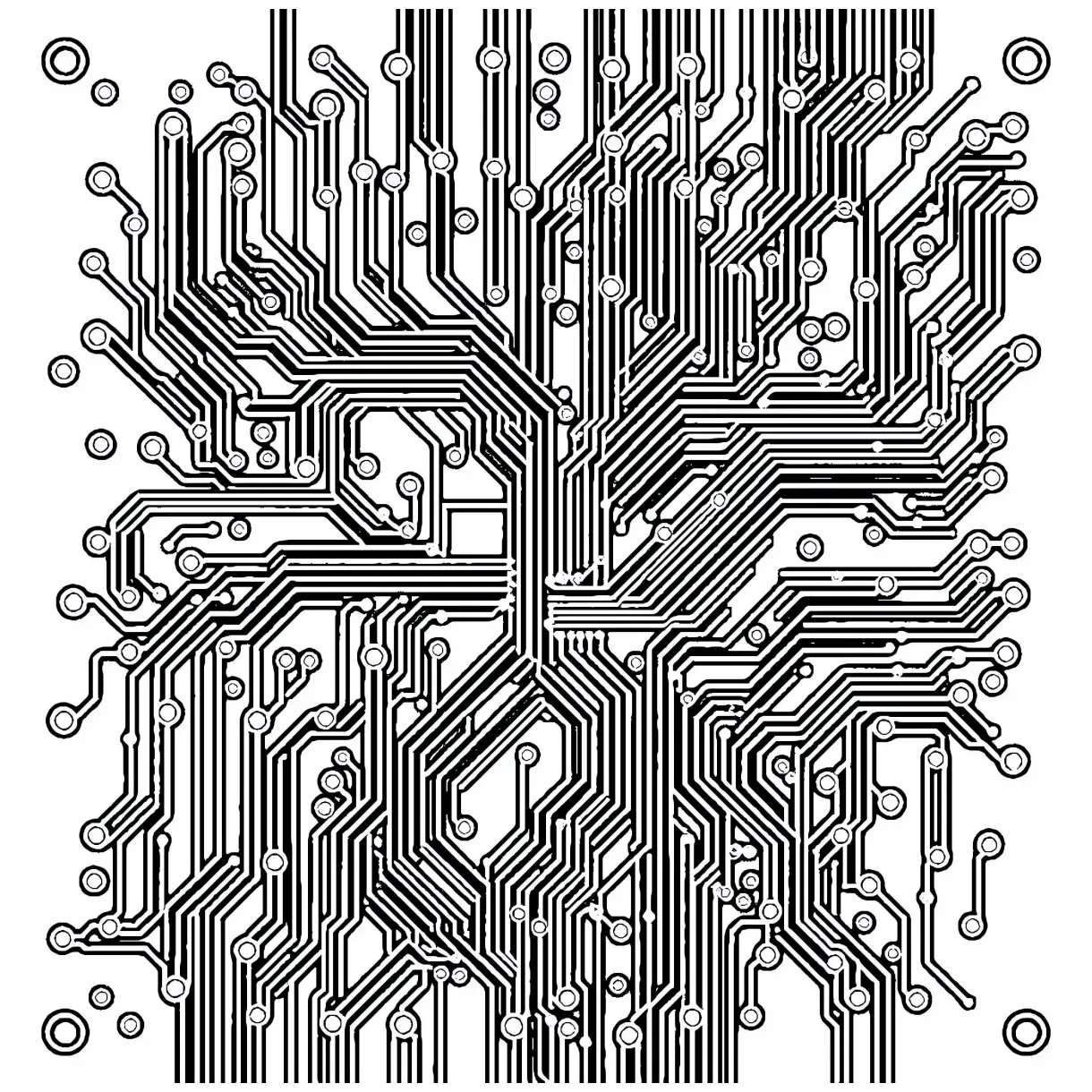 2 Best Circuit Board Coloring Pages (Free Printable PDFs)