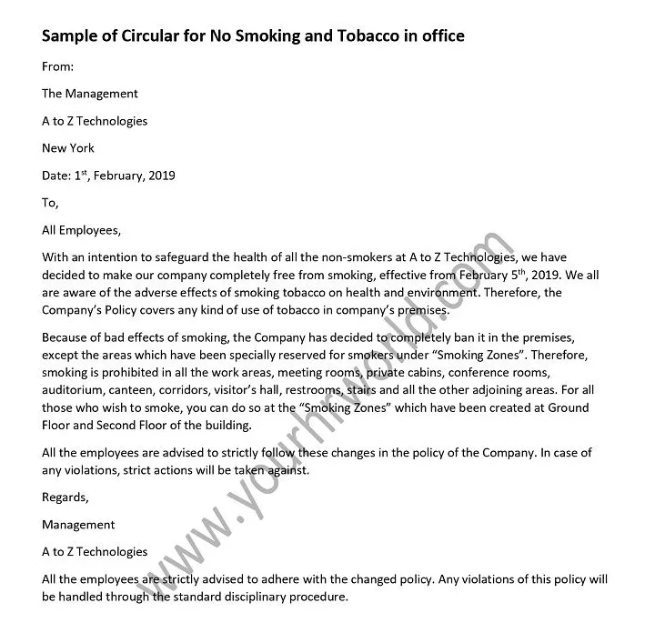 Circular format archives hr letter formats
