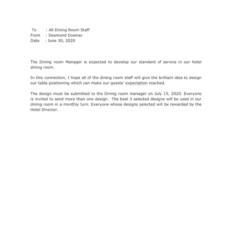 Circular letter sample for better coordination englet