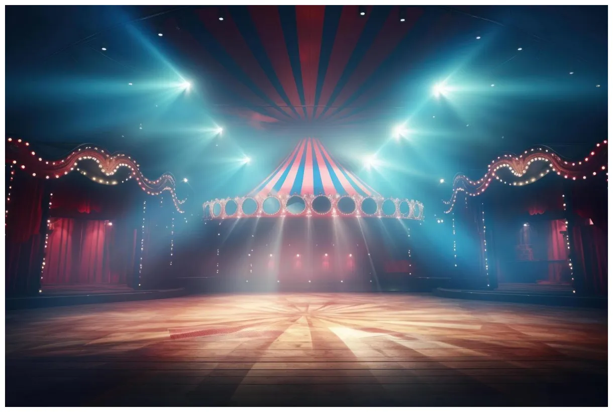Circus Stage Background