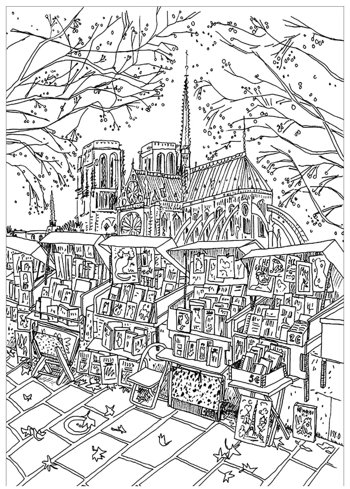 City coloring pages - ColoringLib