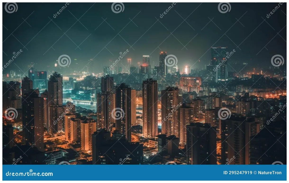 City skyline at night stock illustration. illustration of downtown printable coloring page