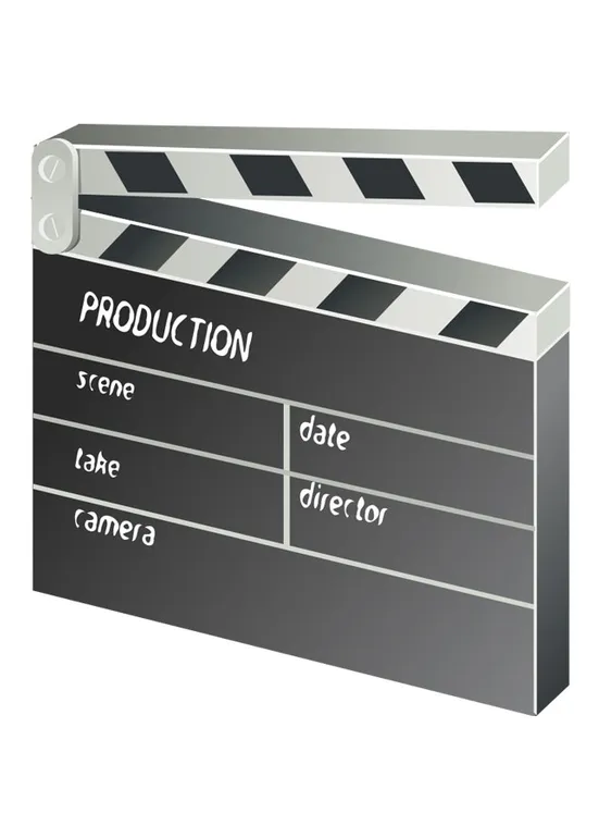 Coloring page clapboard film free printable coloring pages img 22527